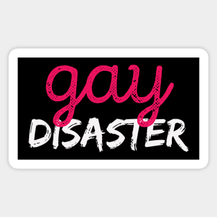 Gay Disaster Sticker